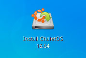 Значок установки системы ChaletOS